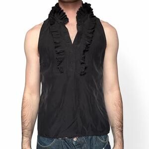 Kenar Medium 100% silk tank missing 2 buttons !